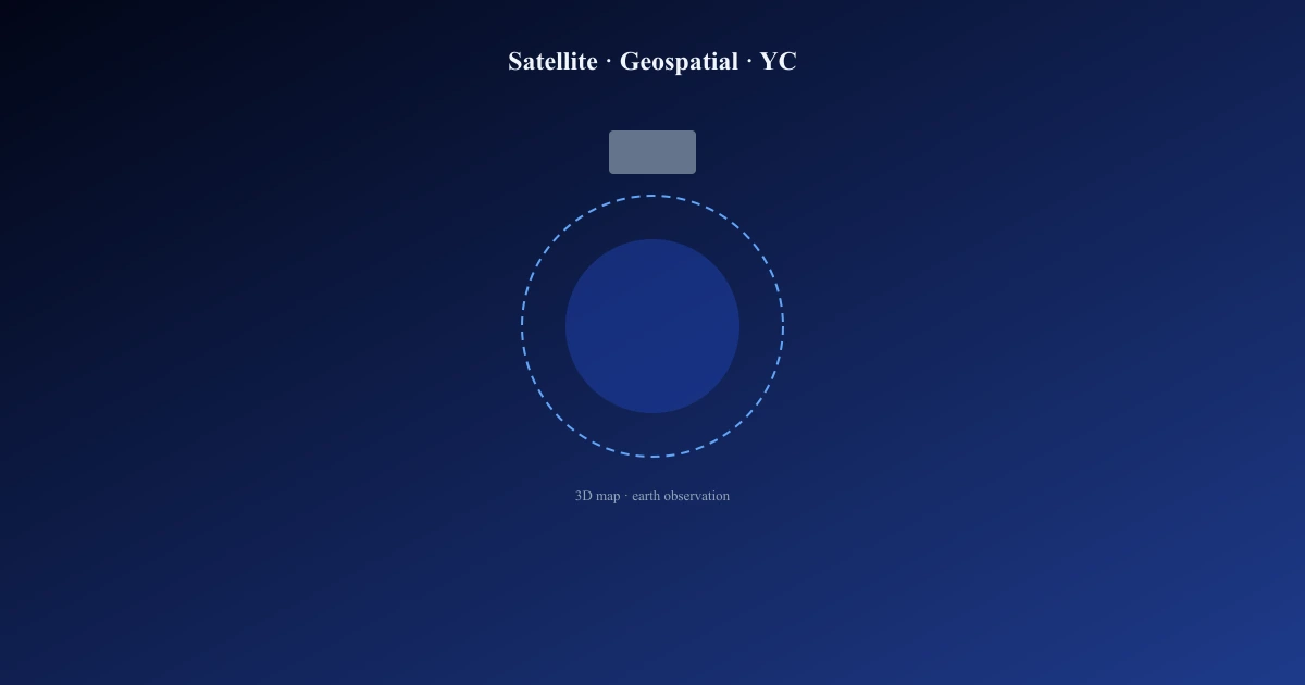 Satellite & Geospatial Startups from Y Combinator — article cover